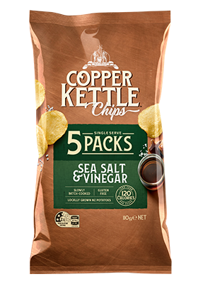 Copper Kettle Sea Salt & Vinegar Potato Chips Multipack